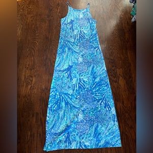 EUC $178 Lilly Pulitzer women’s tie back maxi dress in large